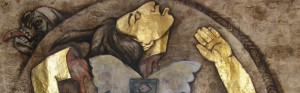 "Coyolzauhqui Remembers" painting by Christina Cardenas