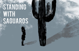 Standing with Saguaros